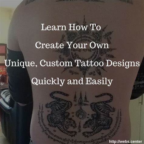 Create Your Own Special Tattoo Designs Youtube