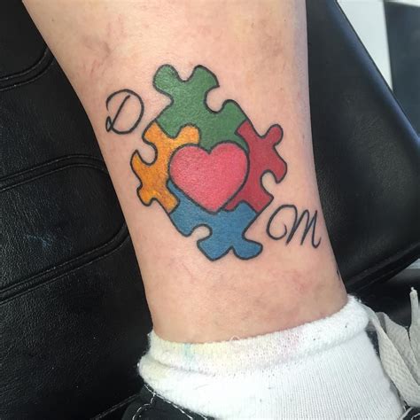 Autism Awareness Tattoo Designs with Creative Meaning