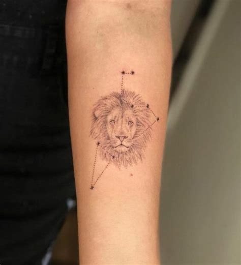 Creative Leo Lion Zodiac Tattoos For A Powerful And Courageous