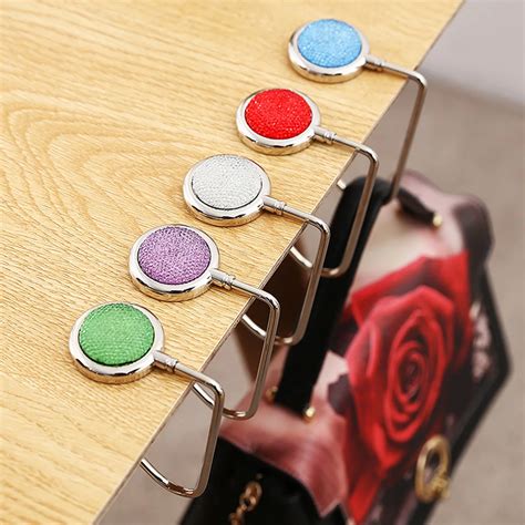 Creative Portable Metal Foldable Bag Purse Hook Handbag Hanger Purse Hook Handbag Holder Shell