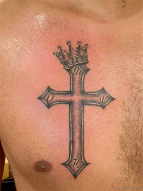 Cross and Crown Tattoo Designs and Meanings Explained