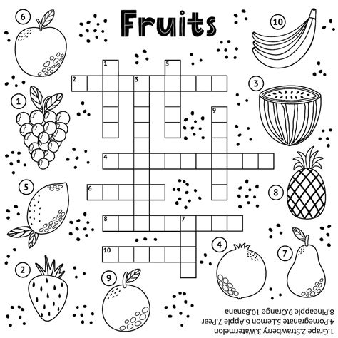 Crossword Puzzles For Kids Fun Free Printable Crossword Puzzle Coloring Page Activities For Children Printables 30Seconds Mom