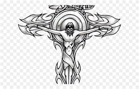 Crucifix Clipart Cross Tattoo Crucifix Cross Tattoo Transparent Free For Download On