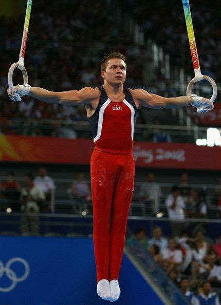 Crucifix On Rings Male Gymnast Artistic Gymnastics Beijing Olympics