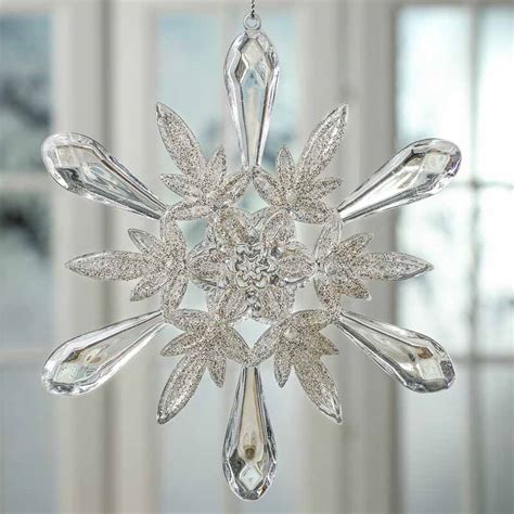 Crystal Acrylic Snowflake Ornament New Items Winter Holiday Crafts