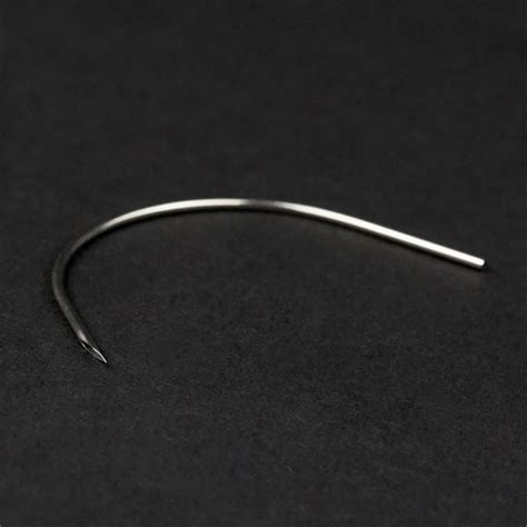 Curved Piercing Needles 16 Gauge Sterile 50 Pack Kingpin Tattoo Supply