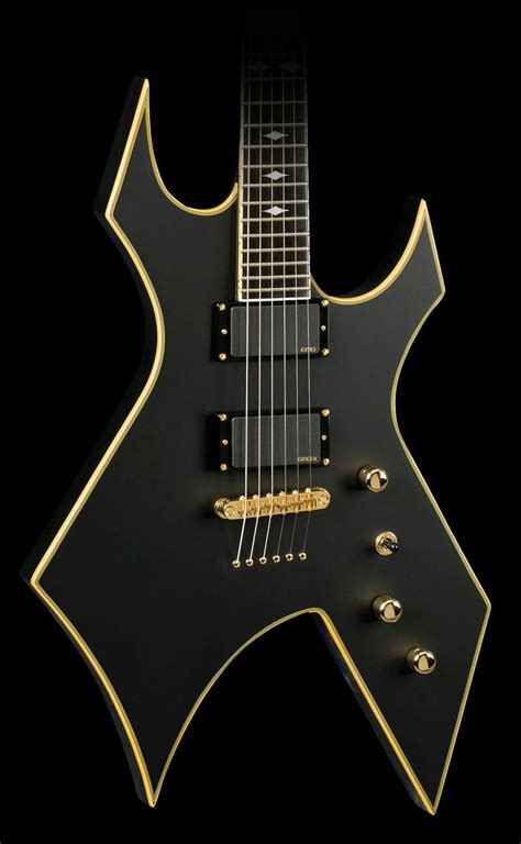 Custom Bc Rich Warlock Looks Like A Les Paul Custom Guitar Obsession