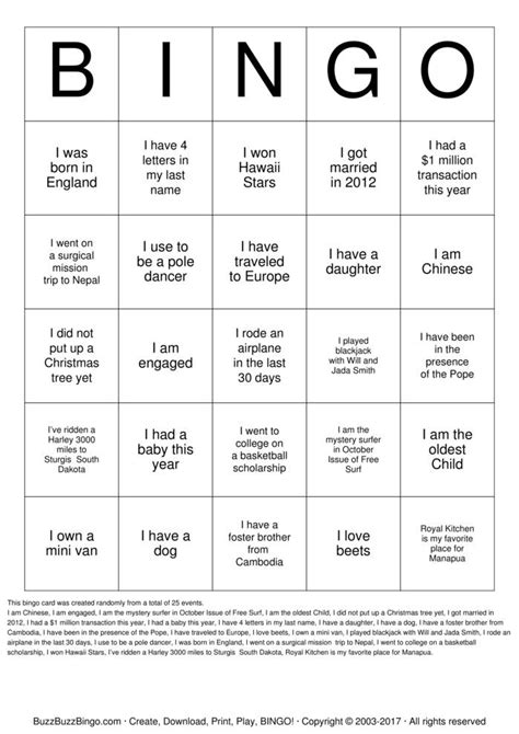 Custom Bingo Cards To Download Print And Customize