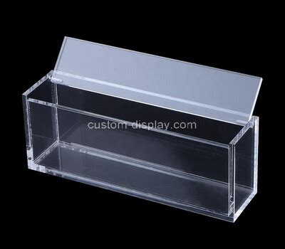 Custom Clear Perspex Storage Box With Lid Acrylic Display Box