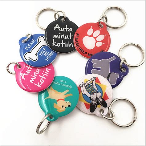 Custom Epoxy Nfc Chip Qr Code Pets Id Tags For Dogs Cats China Qr Nfc