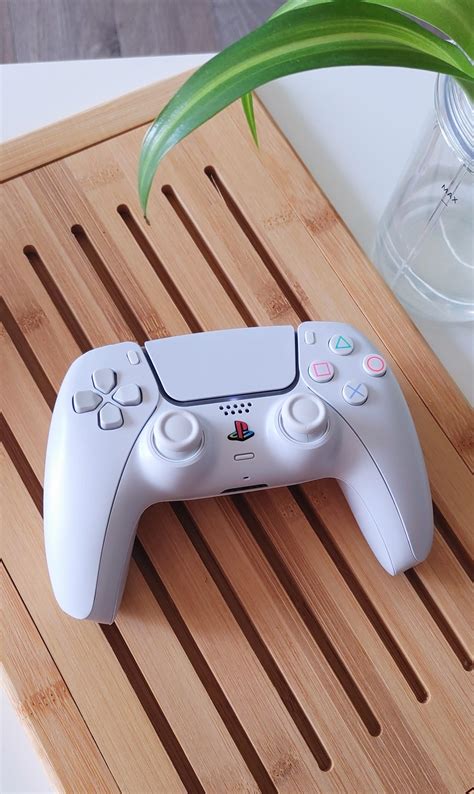 Custom Matte White Ps1 Inspired Ps5 Controller R Playstation