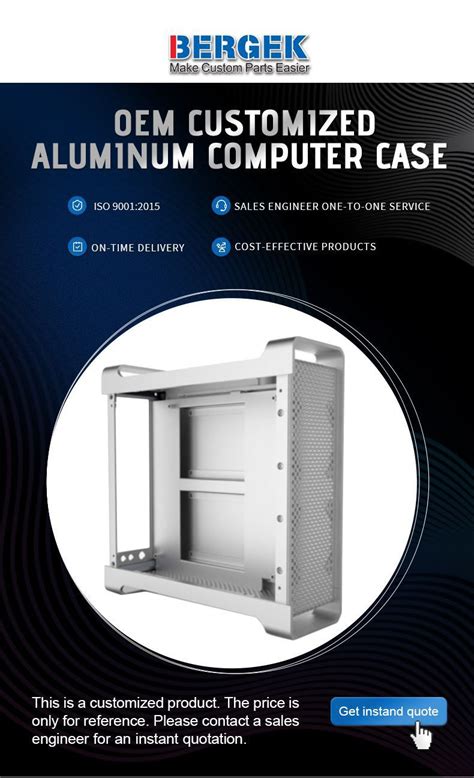 Custom Micro Atx Metal Aluminum Rack Mount Computer Cases Towers