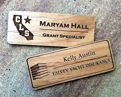 Custom Name Badges Engraved Name Tag With Logo Custom Logo