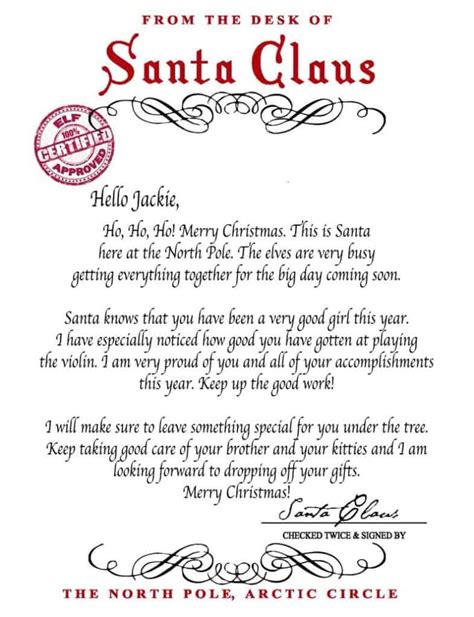 Customizable Santa Letter Poster Templates