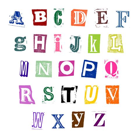 Cut Out Letters Printable for Fun and Learning