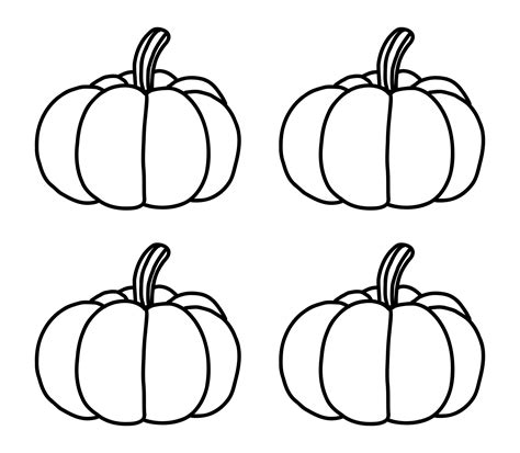 Cut Out Pumpkins Free Printable Designs for Fall Fun