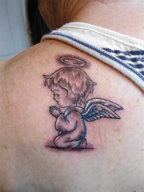 Cute Angel Tattoo Designs and Ideas