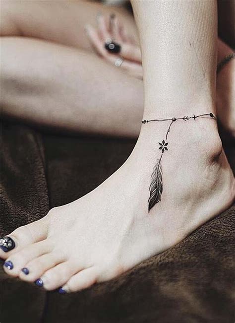 Cute Ankle Tattoos for Women