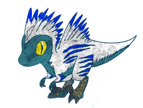 Adorable Chibi Velociraptor Designs