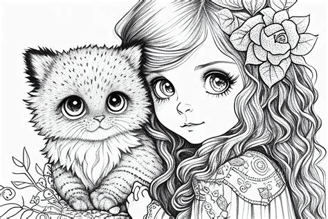 Cute Coloring Pages For Girls