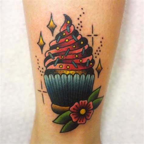 Cute Cupcake Tattoo Tattoogrid Net