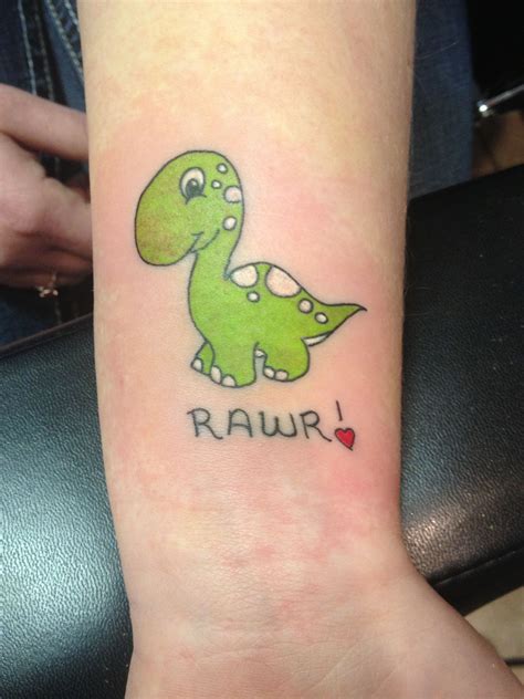 Cute Dinosaur Tattoo Designs