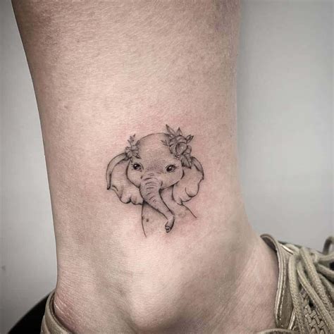 Cute Elephant Tattoo Designs for Animal Lovers