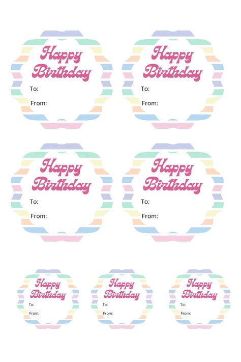 Cute Free Printable Gift Tags Templates Pdf Happy Mom Hacks Gift