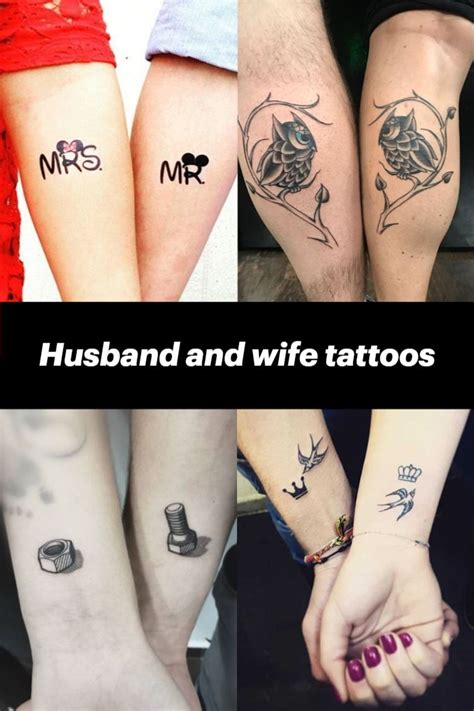 Adorable Couple Tattoo Ideas for Husbands and Wives