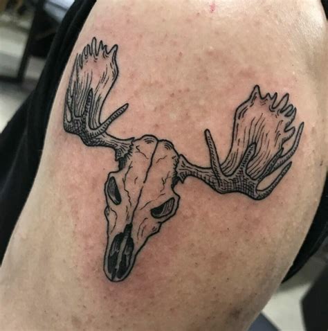 Cute Moose Tattoos Ideas and Designs