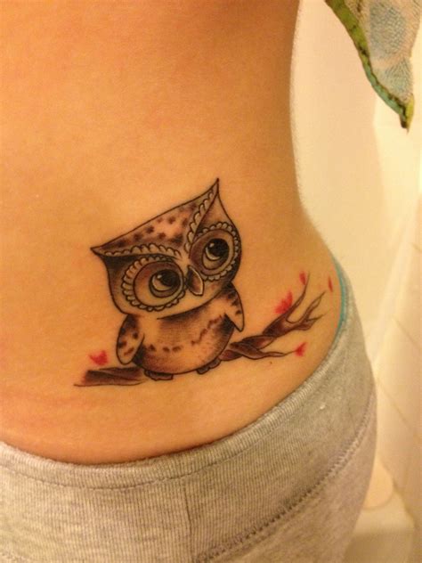 Cute Owl Tattoo