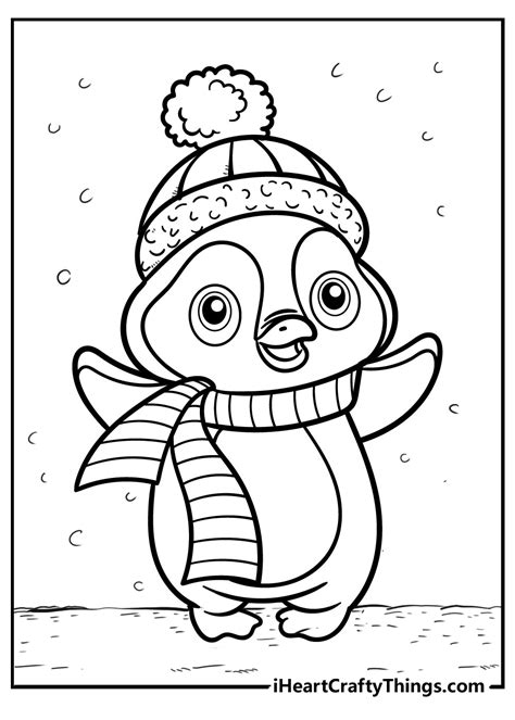 Cute Penguins Make Children Smile These Penguin Coloring Pages Are A