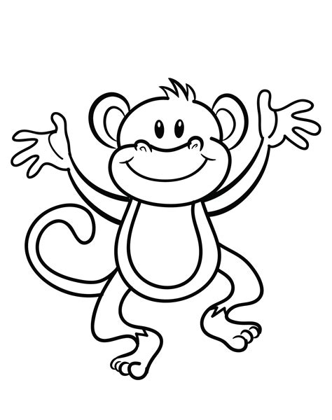 5 Free Cute Monkey Printables