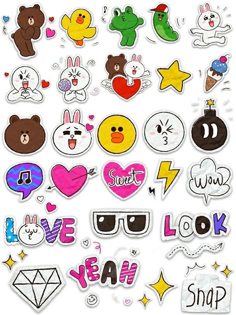 Cute Printable Stickers Free Free Printable Templates