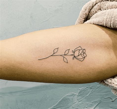 Adorable Cute Rose Tattoo Designs and Ideas