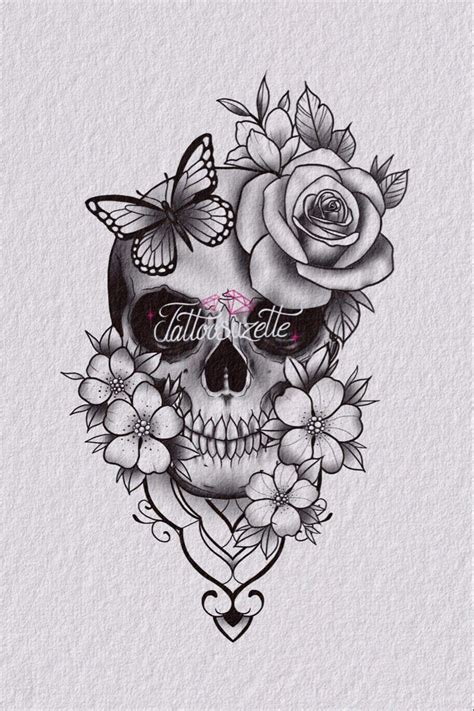 Cute Skull Tattoo Designs You'll Die For