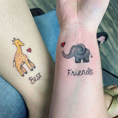 20 Cute Tattoo Designs for Best Friends