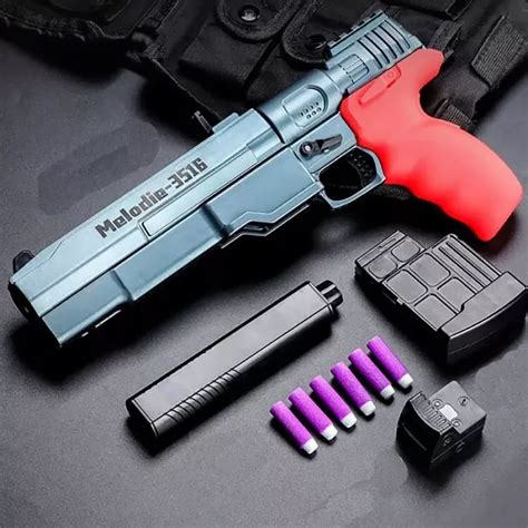 Cyberpunk 2077 Malorian Arms 3516 Foam Dart Blaster Kwolfswan