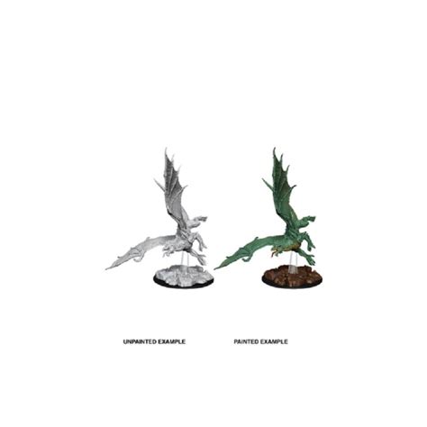 D Amp D Nolzurs Marvelous Unpainted Miniatures Young Green Dragon 5E The Combat Company