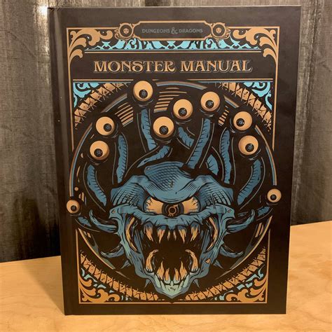 D D 5E Monster Manual Alt Art Cover By Hydro Twenty Sided