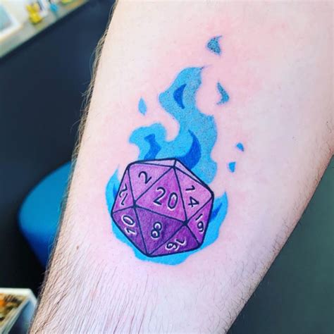 20 Unique d20 Tattoo Designs for Gamers