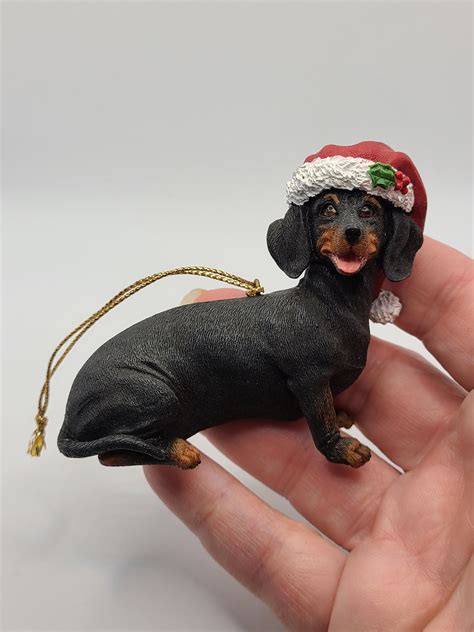 Dachshund Christmas Ornament Dachshund Ornament Cute Dog Etsy