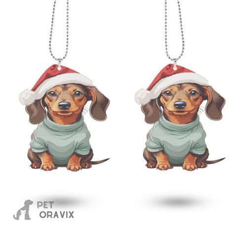 Dachshund Christmas Ornaments Petoravix