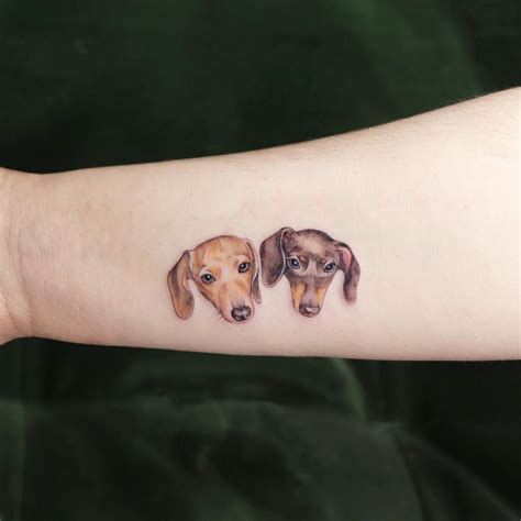 Dachshund Tattoo Dachshund Tattoo Dog Tattoos Doxie Tattoo