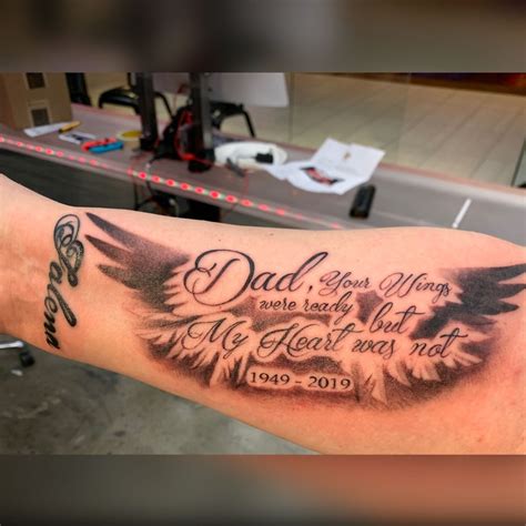 Dad Memorial Tattoo Ideas to Honor Your Loved One