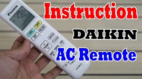 Daikin Ac Remote Function Symbols Meaning Ac Guide