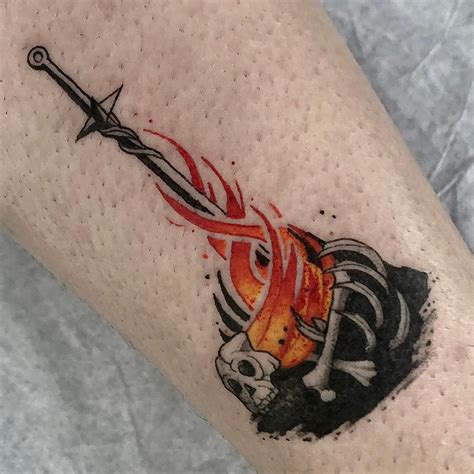 Dark Souls Tattoo Bonfire