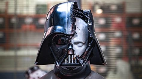 Darth Vader S Battle Damaged Helmet From Obi Wan Kenobi Youtube