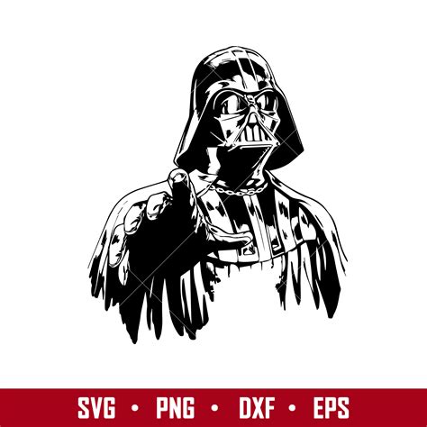 Darth Vader Silhouette Svg Star Wars Svg Star Wars Charact Inspire