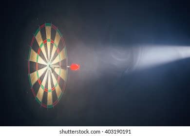 Darts Board Illuminated Spotlight Stock Photo 403190191 Shutterstock